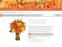 Tablet Screenshot of ladylakeflorist.com